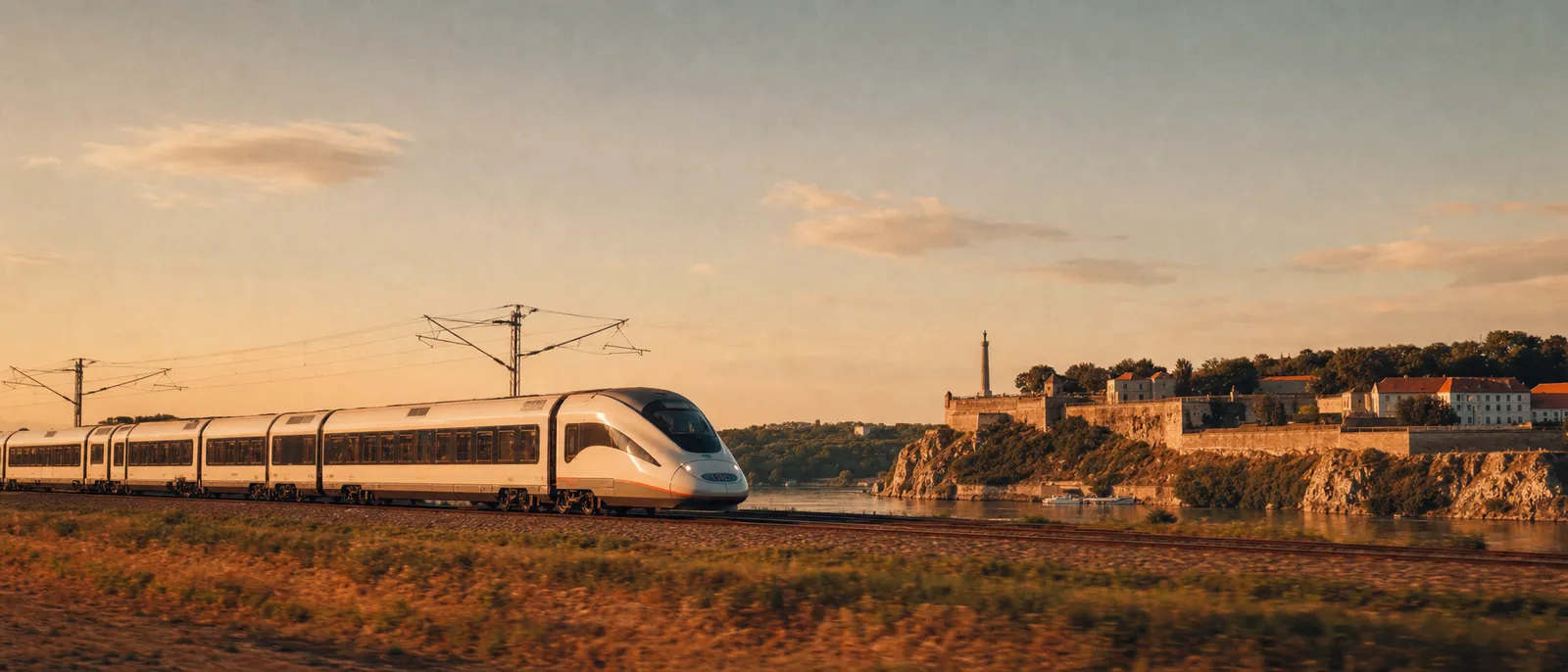 Setting out on a day trip from Belgrade by train
