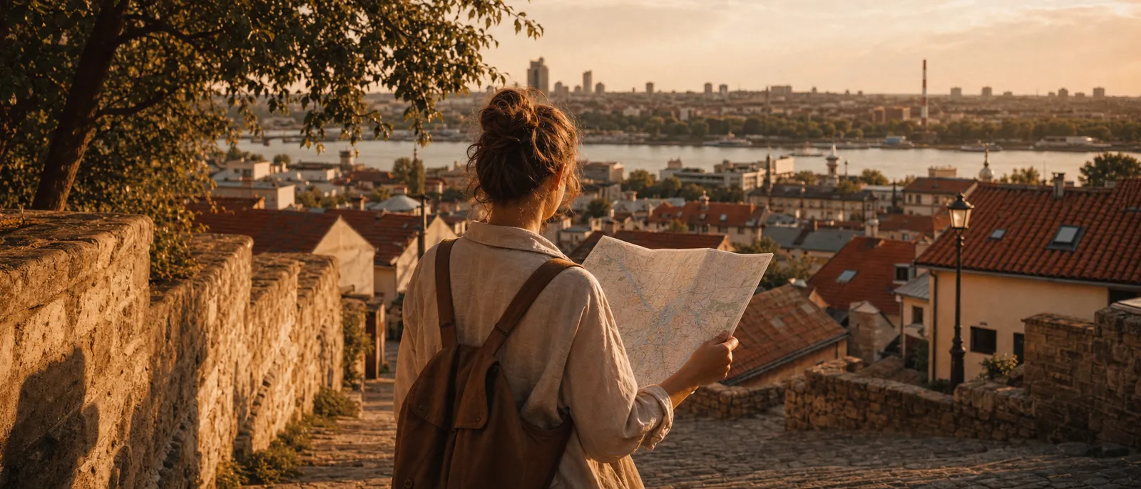 Walking a three-day route through Belgrade