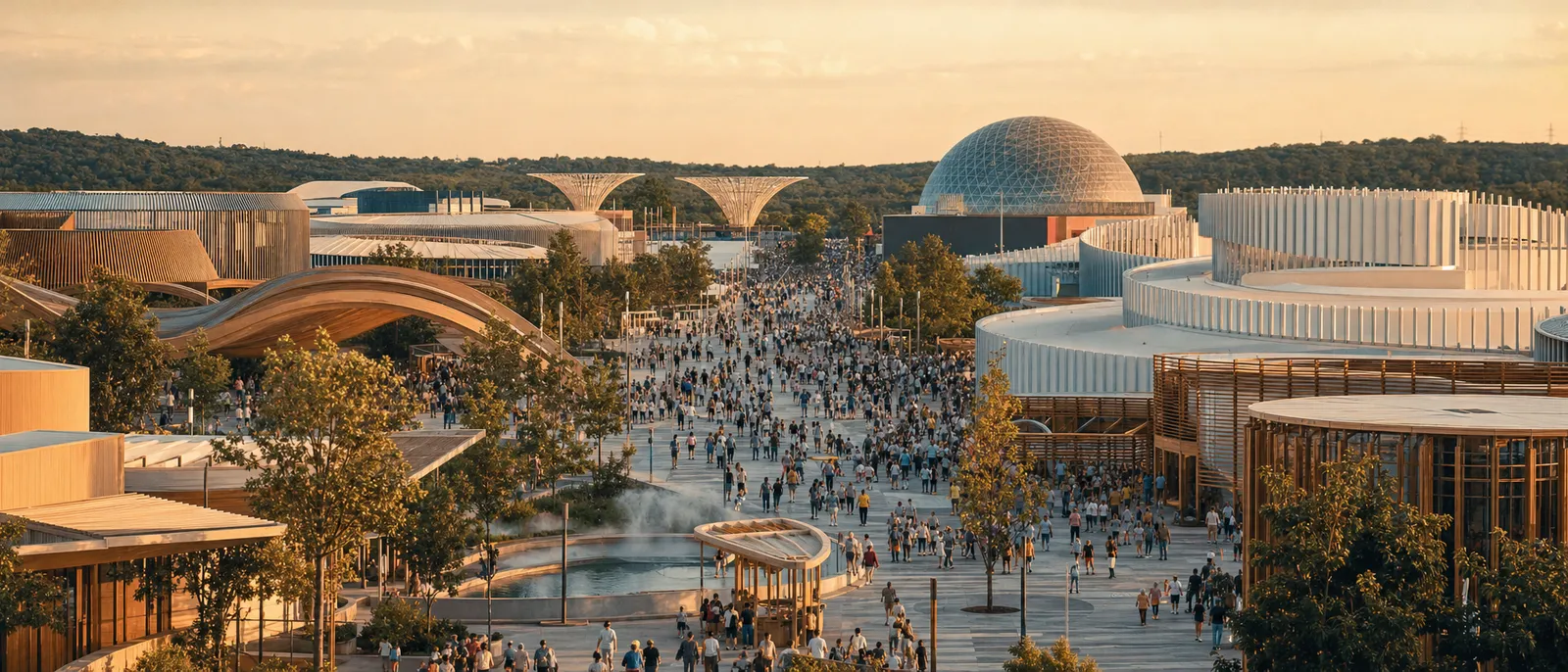 Expo 2027 and the Belgrade skyline at golden hour — the complete visitor guide