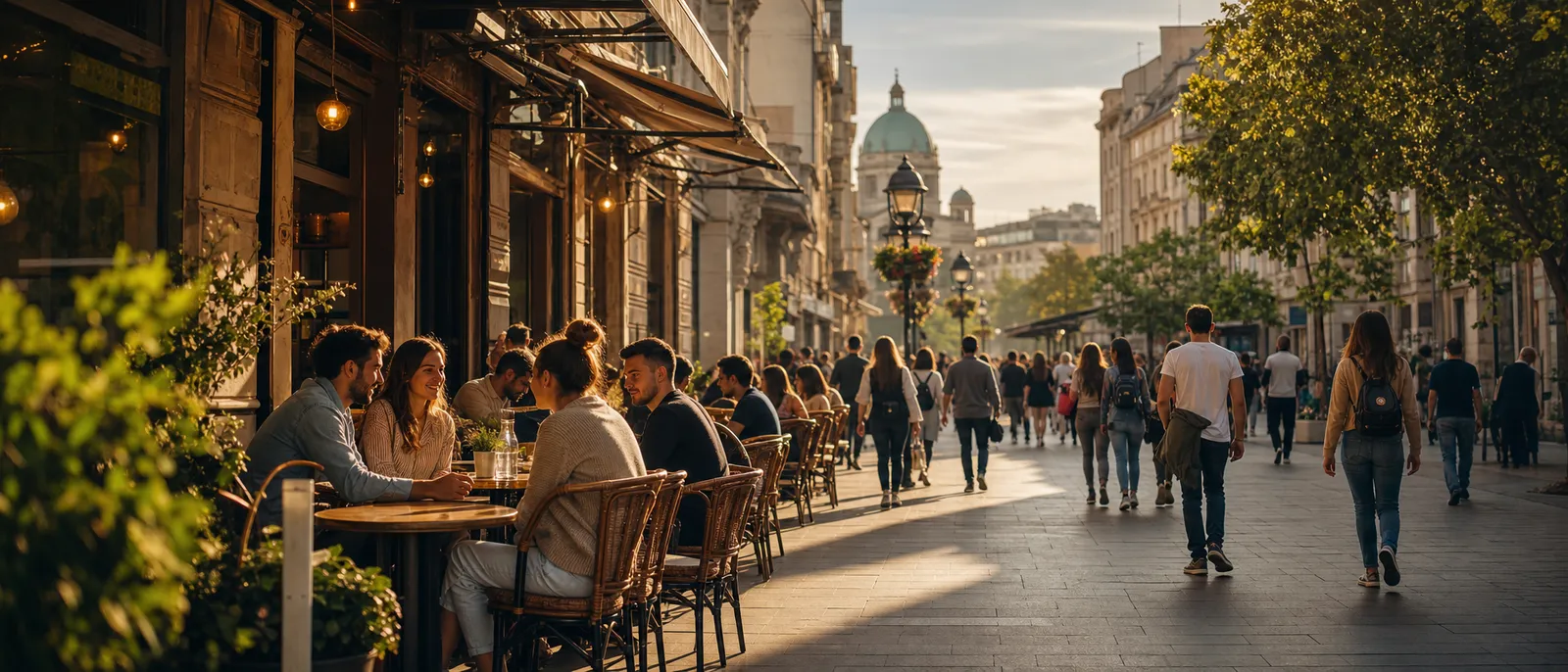 A visitor enjoying Belgrade and deciding the city is worth the trip