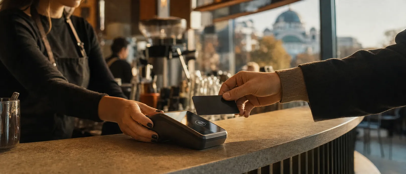 Paying, cash and cards on a trip to Belgrade