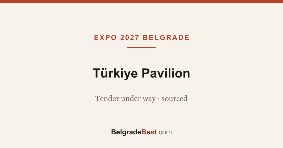Türkiye Pavilion — Expo 2027 Belgrade